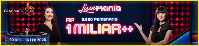 Promo LIVE MANIA Turnamen di KAPALTOGEL